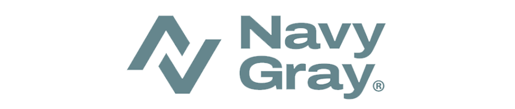 navy gray logo